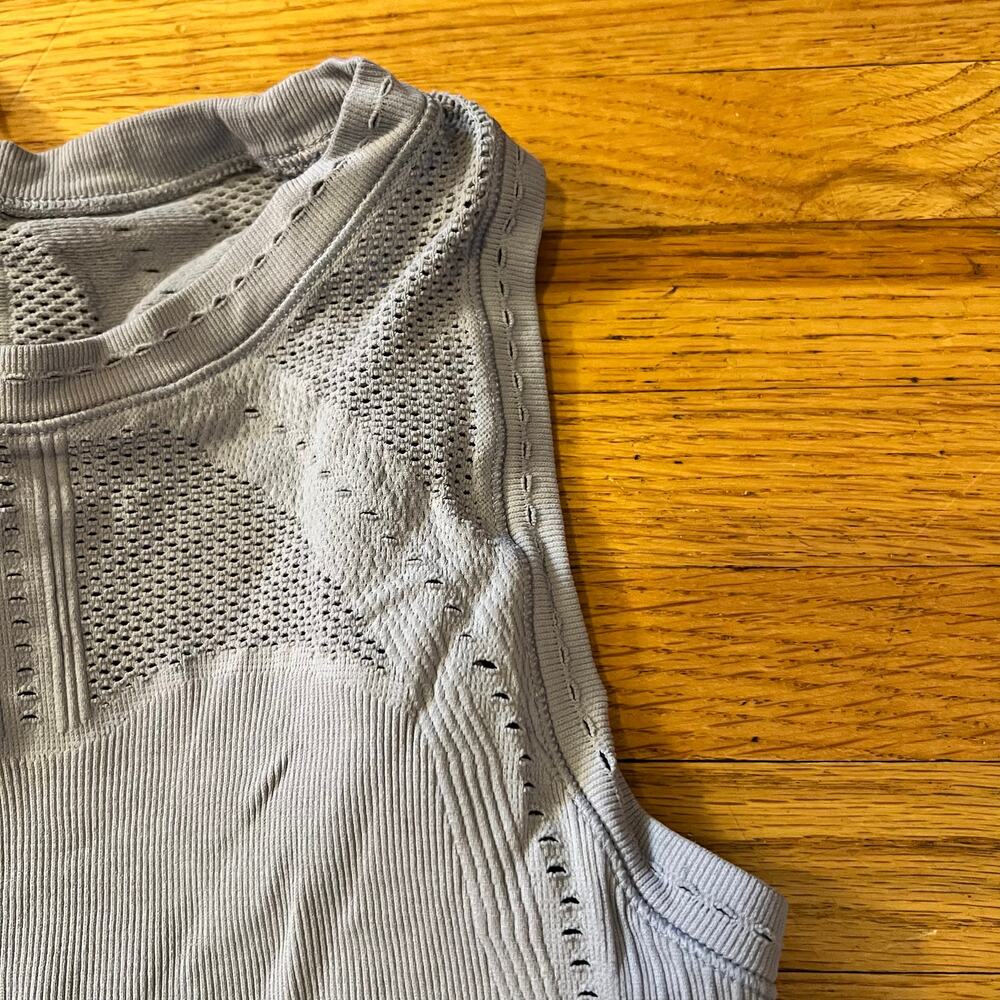 Athleta Shirt Womens XXS Oxygen Tank Top Gray Activewear Performance - Picture 2 of 7